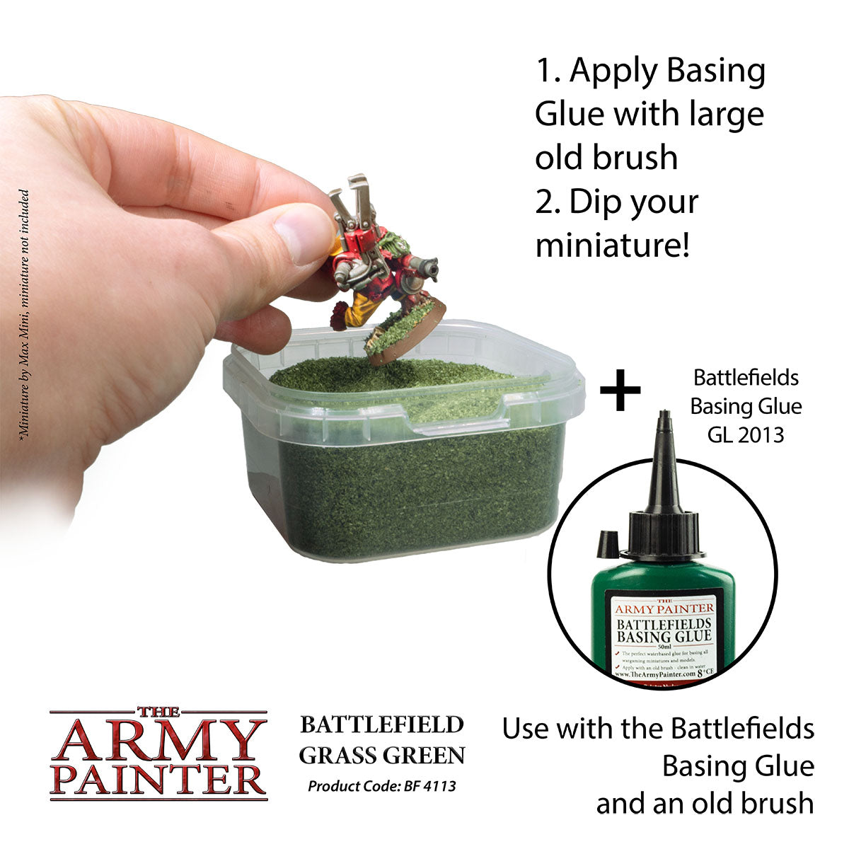 the-army-painter-battlefield-basing-grass-green-flocage-herbe-150-ml image 3