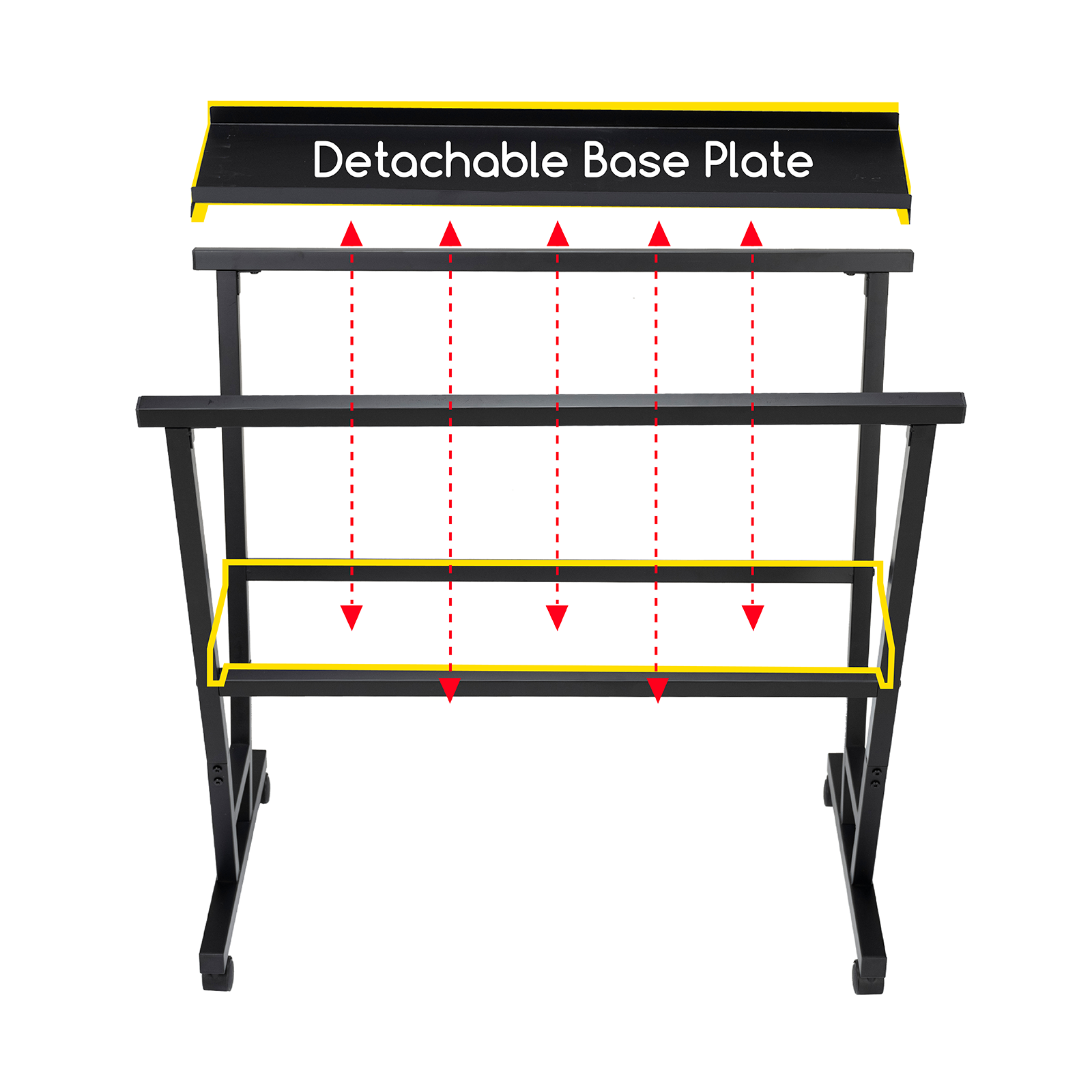 meeden-racks-rack-m-tal-noir-pr-sentoir-tableaux image 6