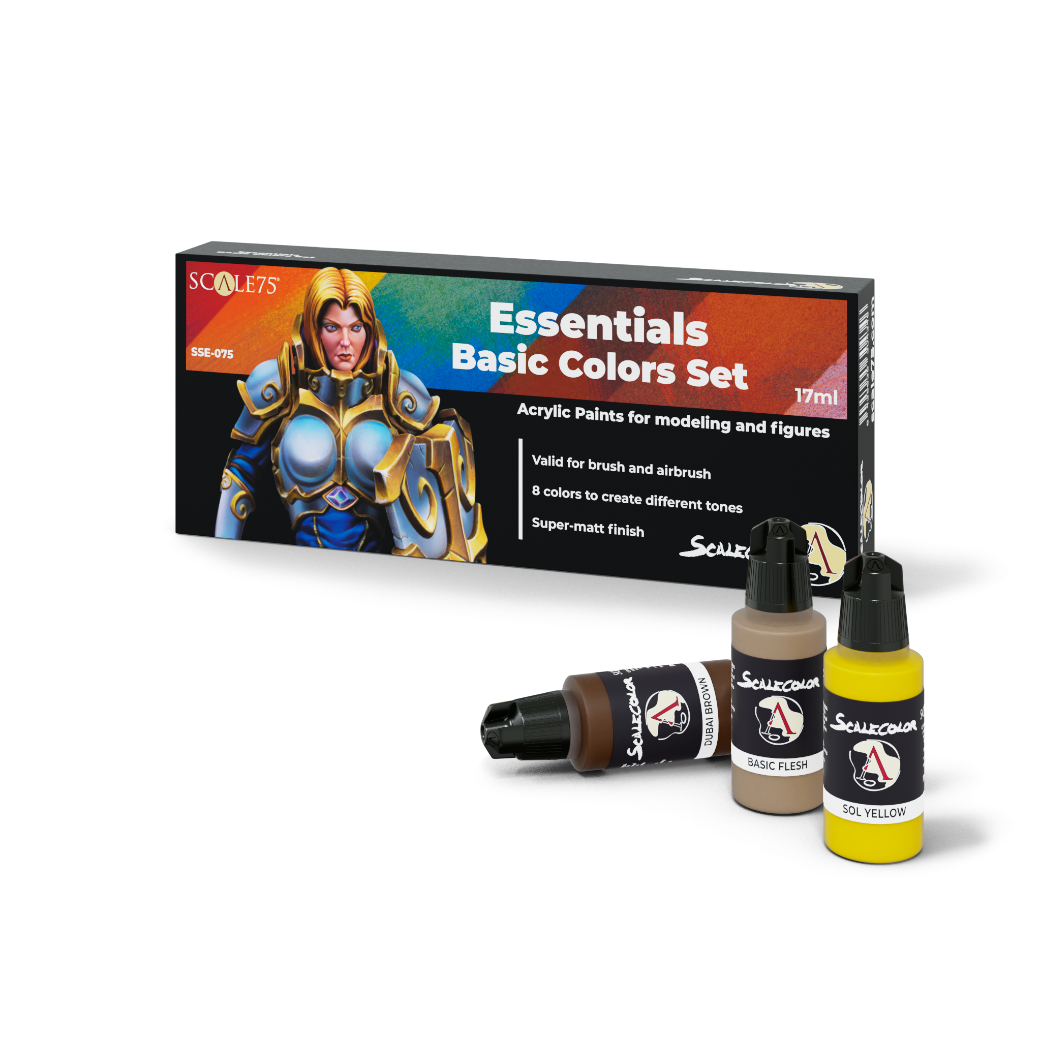 scale75-essentials-basic-colors-set-peinture-8-couleurs image 1