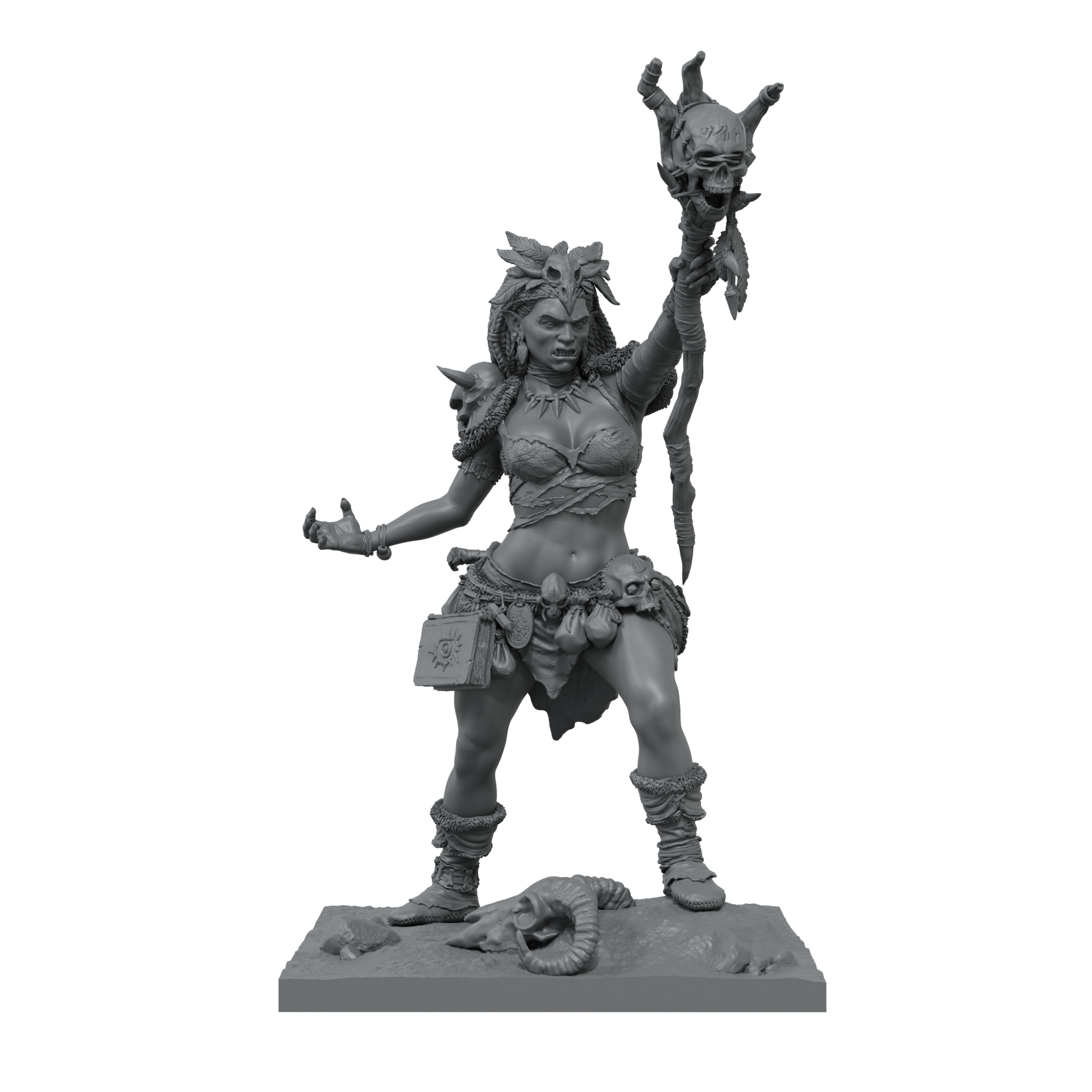 scale75-characters-aruh-ka-shaman-orc-figurine-75-mm-non-peinte image 2