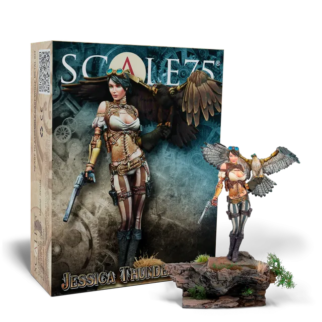 scale75-steam-wars-jessica-thunderhawk-figurine-75mm-non-peinte image 1
