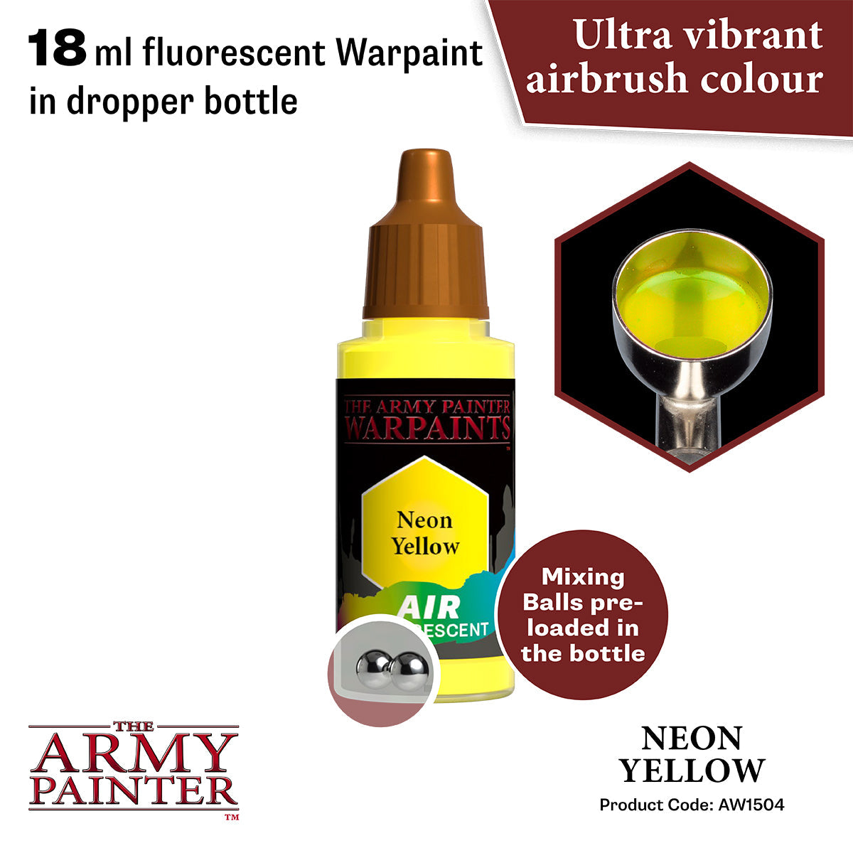 the-army-painter-warpaints-air-neon-yellow-peinture-jaune-fluo image 2