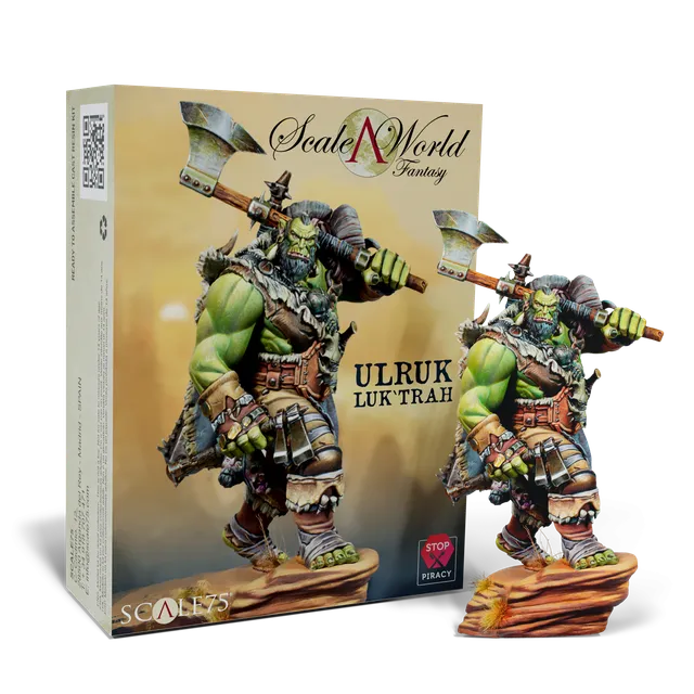 scale75-characters-ulruk-luk-trah-figurine-75mm-r-sine-ogre-vert image 1