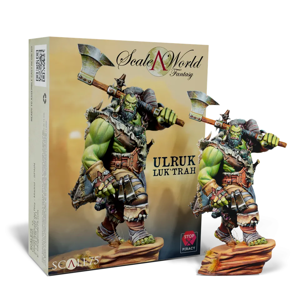 scale75-characters-ulruk-luk-trah-figurine-75mm-r-sine-ogre-vert image 1