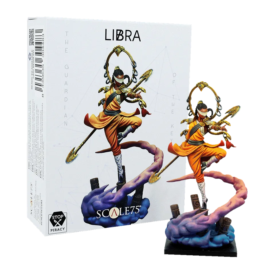 scale75-pound-zodiac-mystic-signs-figurine-r-sine-balance-non-peinte image 1