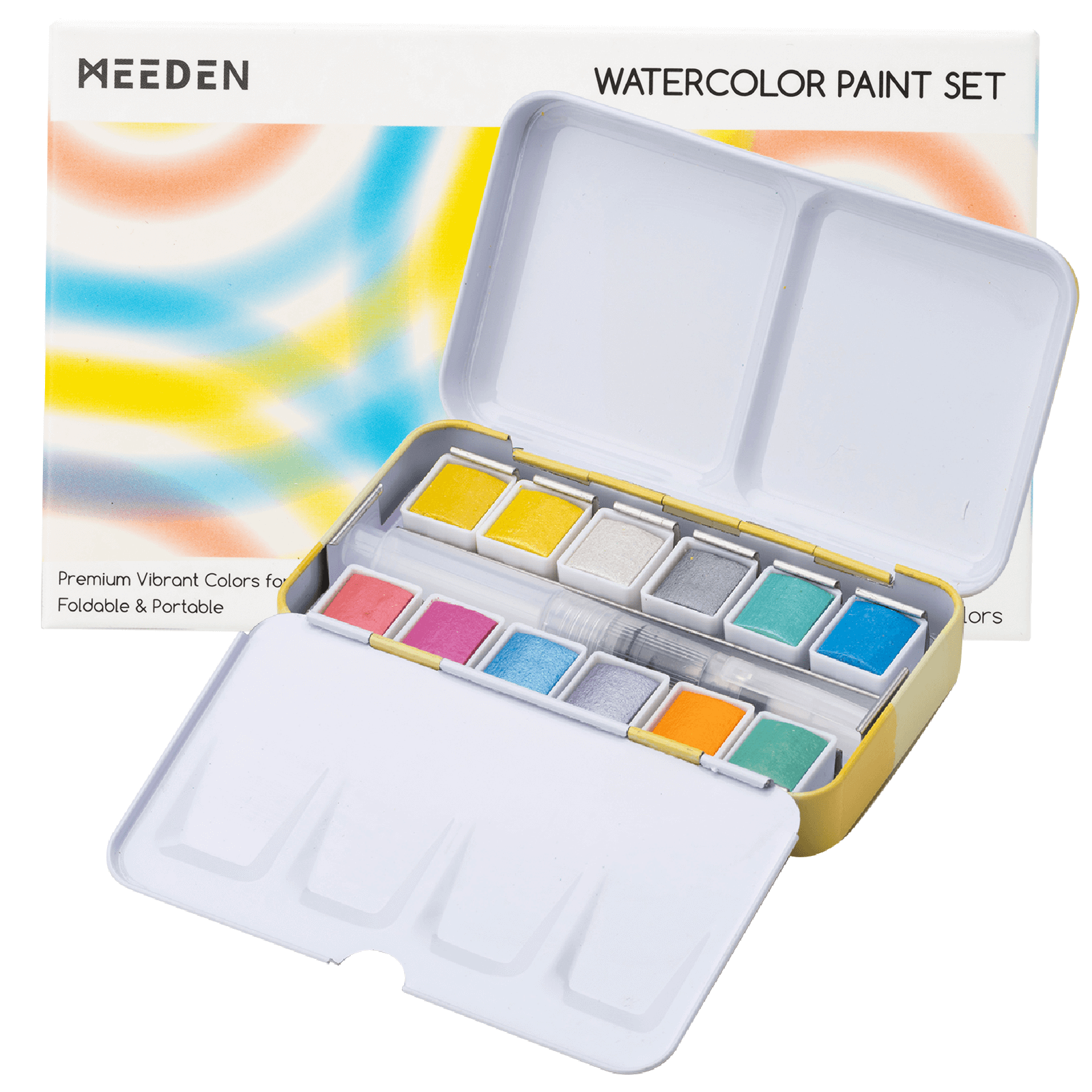 meeden-watercolor-aquarelle-12-demi-godets-voyage image 2