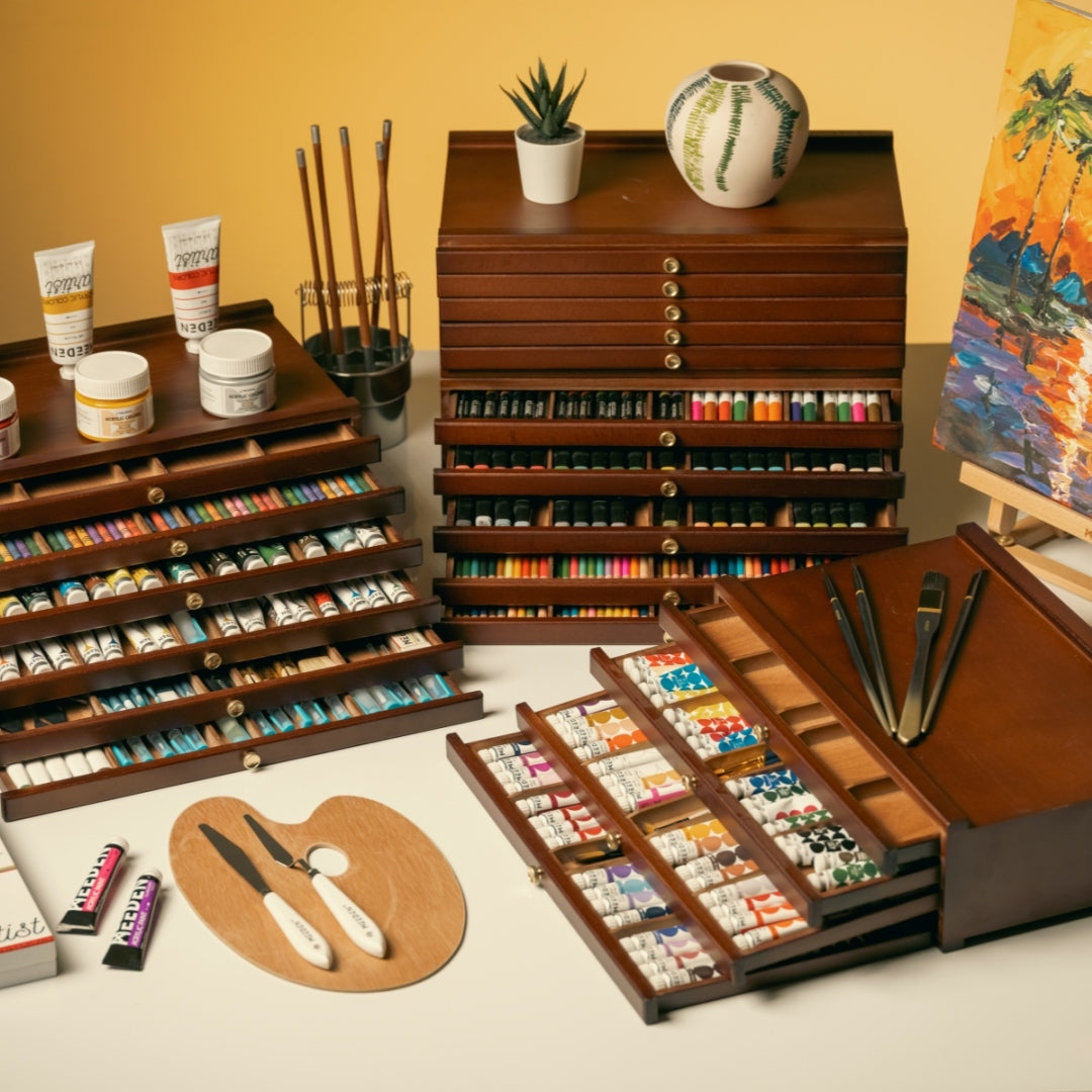 meeden-storage-boxes-boite-bois-6-tiroirs-noyer image 3
