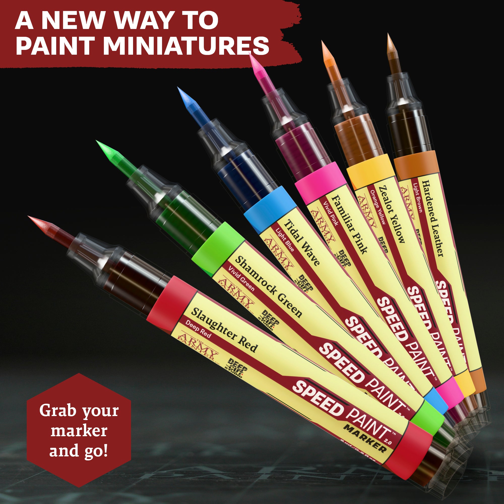 the-army-painter-speedpaint-markers-mega-set-marqueurs-60-couleurs image 2