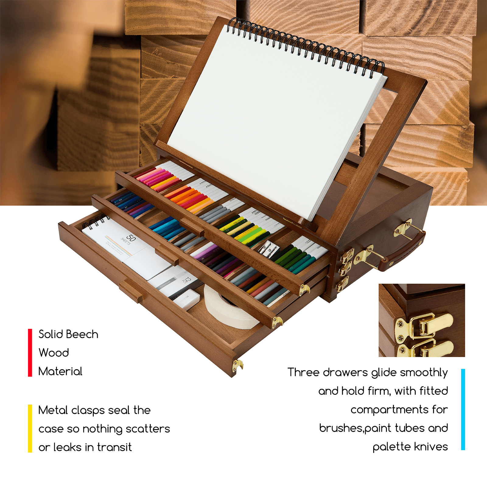 meeden-xhh-03-sketchbox-chevalet-de-table-noyer-tiroirs image 5
