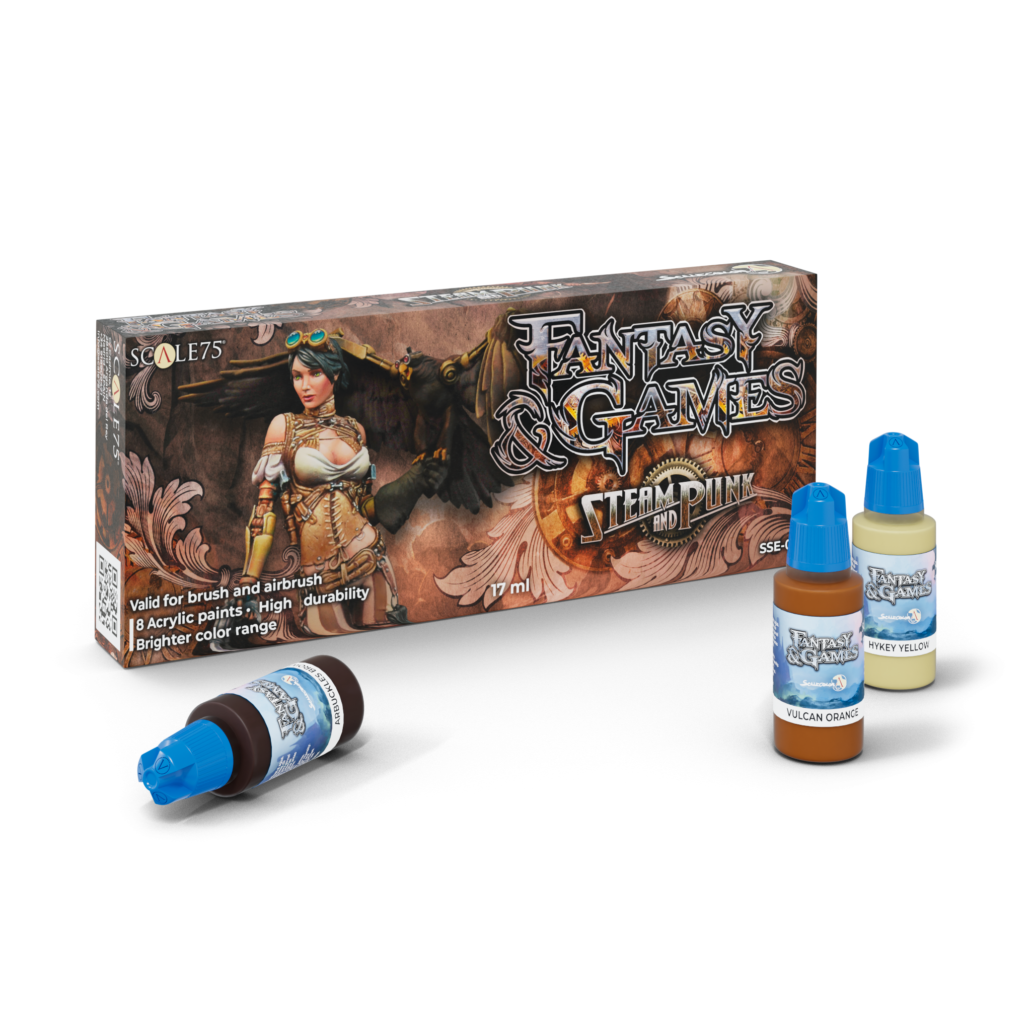 scale75-fantasy-games-steam-and-punk-set-peinture-miniature-wargame image 1