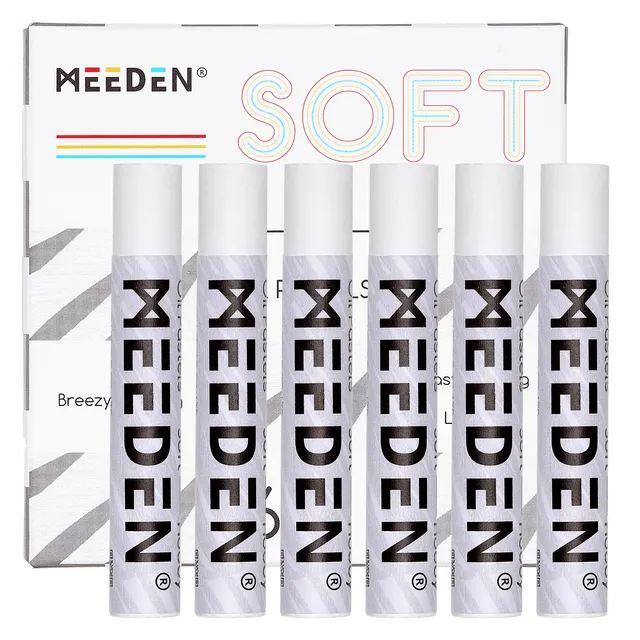 meeden-pastels-blanc-pastel-l-huile-tendre-lot-de-6 image 1