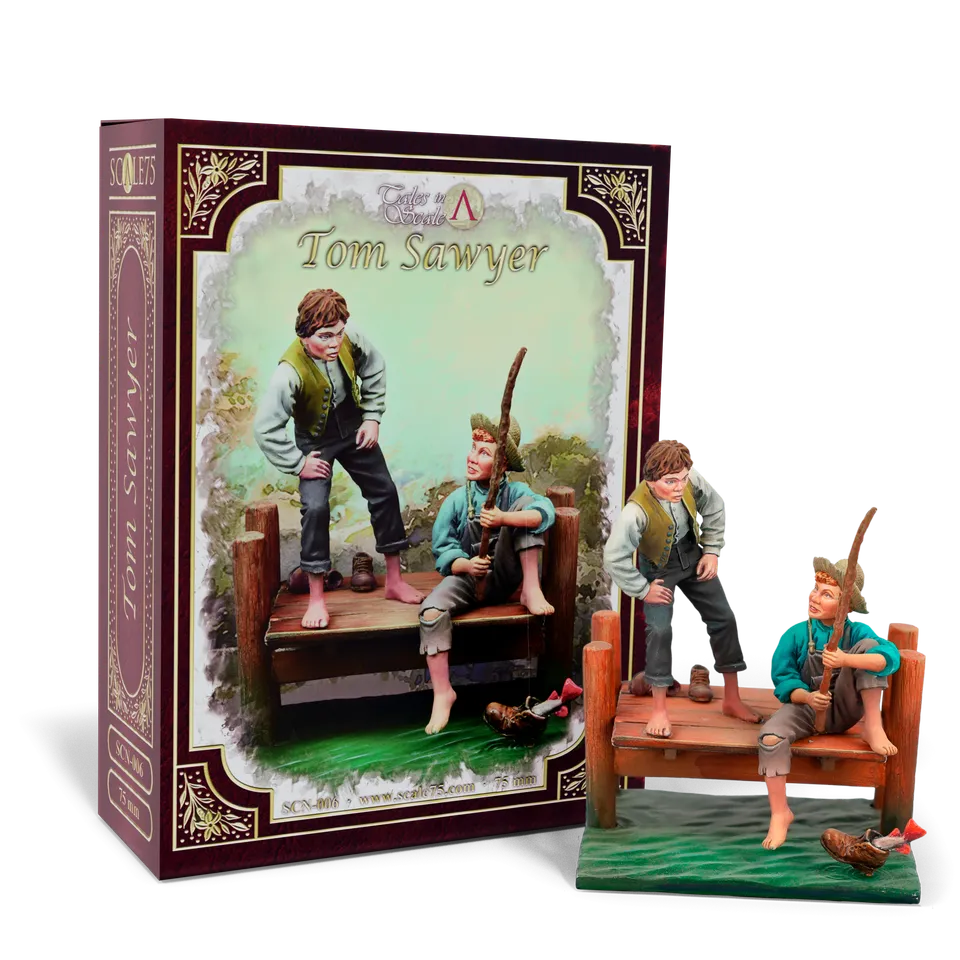 scale75-characters-tom-sawyer-figurine-m-tal-75-mm-non-peinte image 1