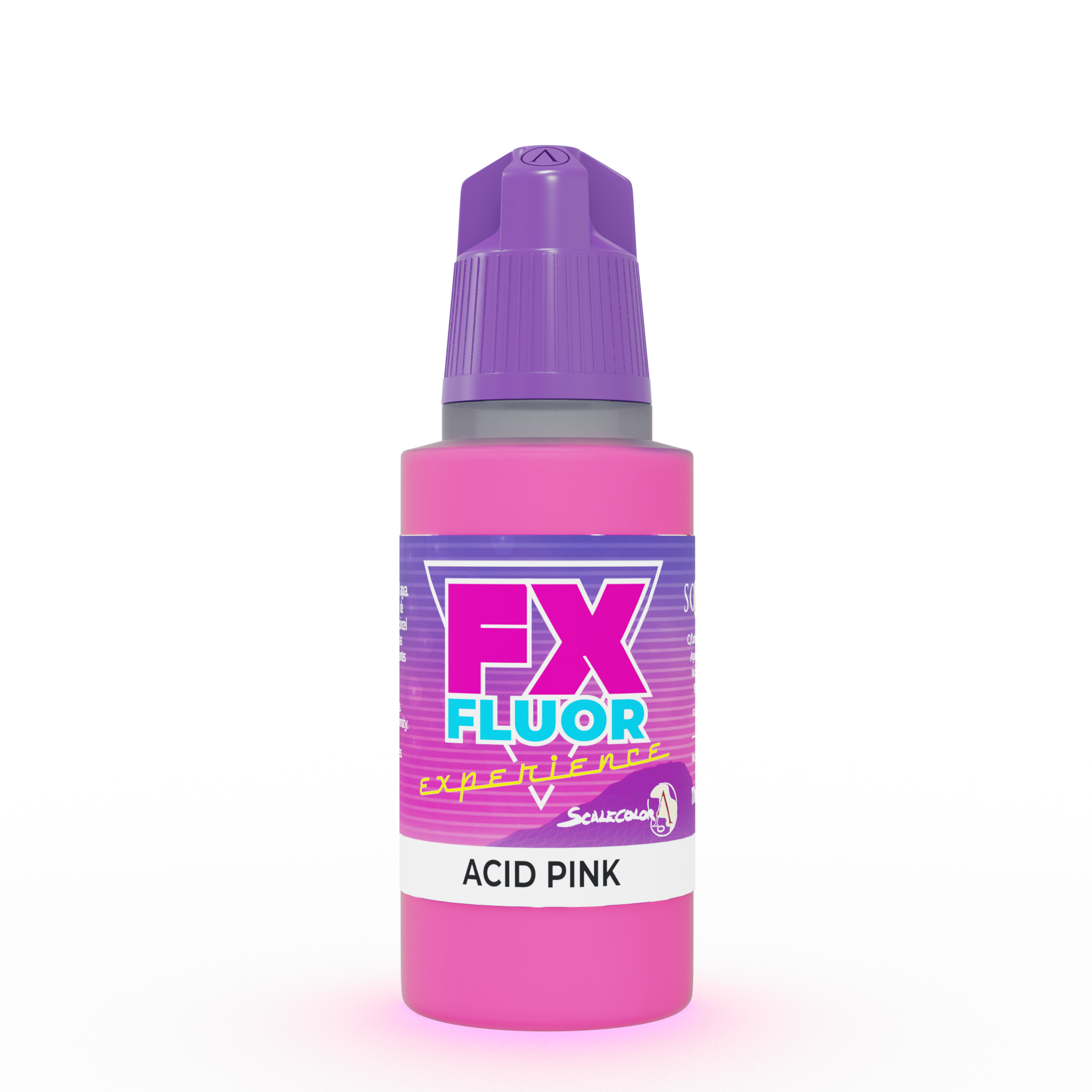 scale75-scalecolor-acid-pink-peinture-fluo-rose-uv-17-ml image 1