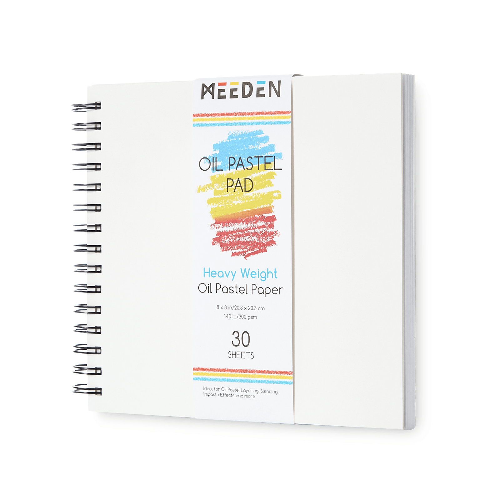 meeden-books-pads-bloc-pastel-huile-20x20-30-feuilles image 1