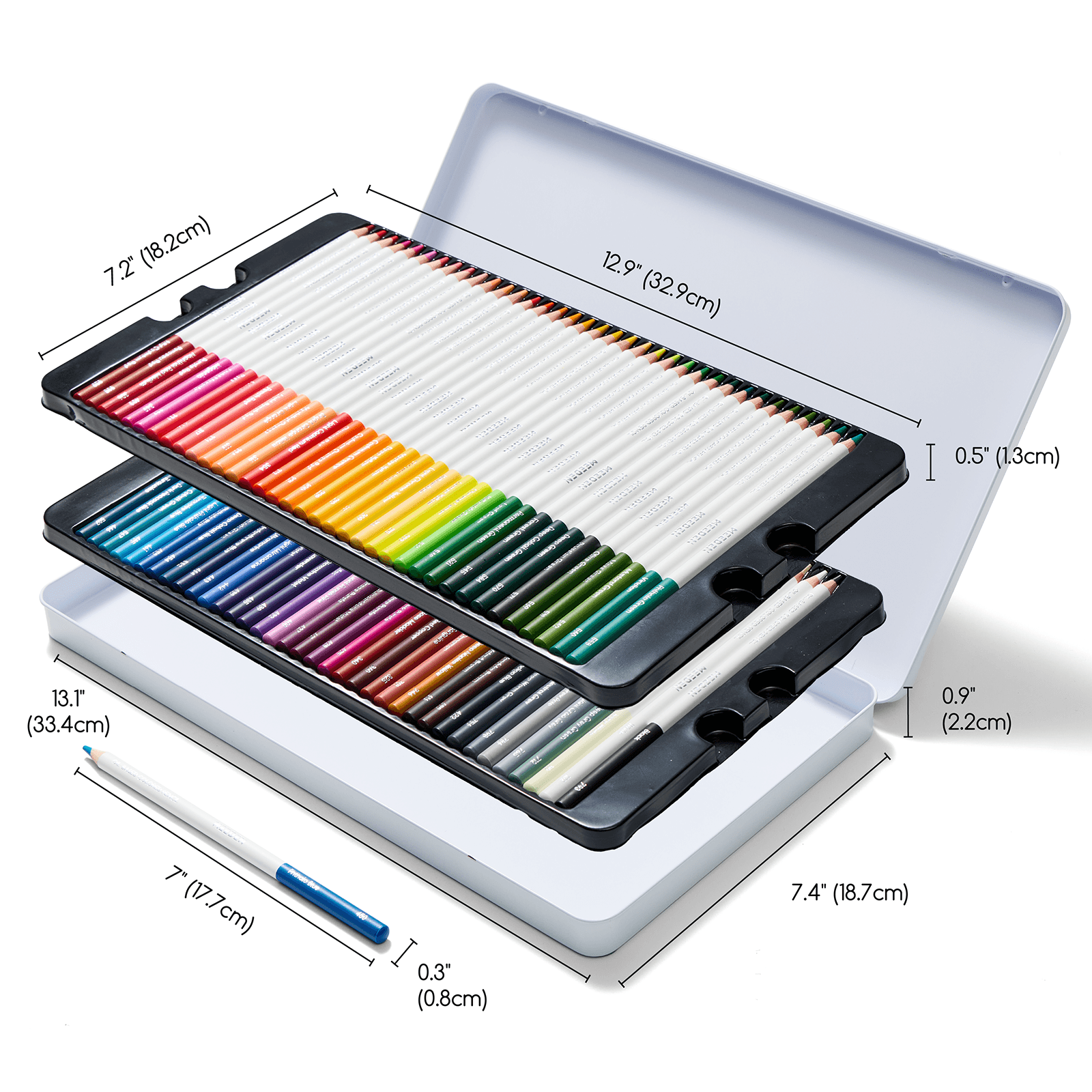 meeden-pencils-72-couleurs-crayons-huile-bo-te-m-tal image 8