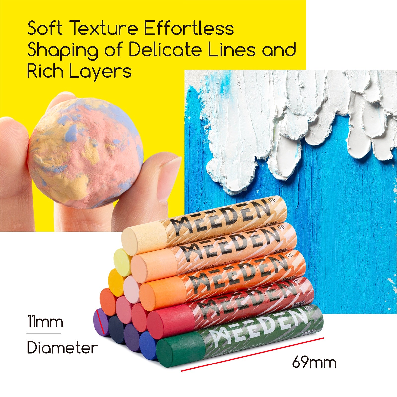 meeden-pastels-pastels-gras-72-couleurs-tendres-non-toxiques image 3