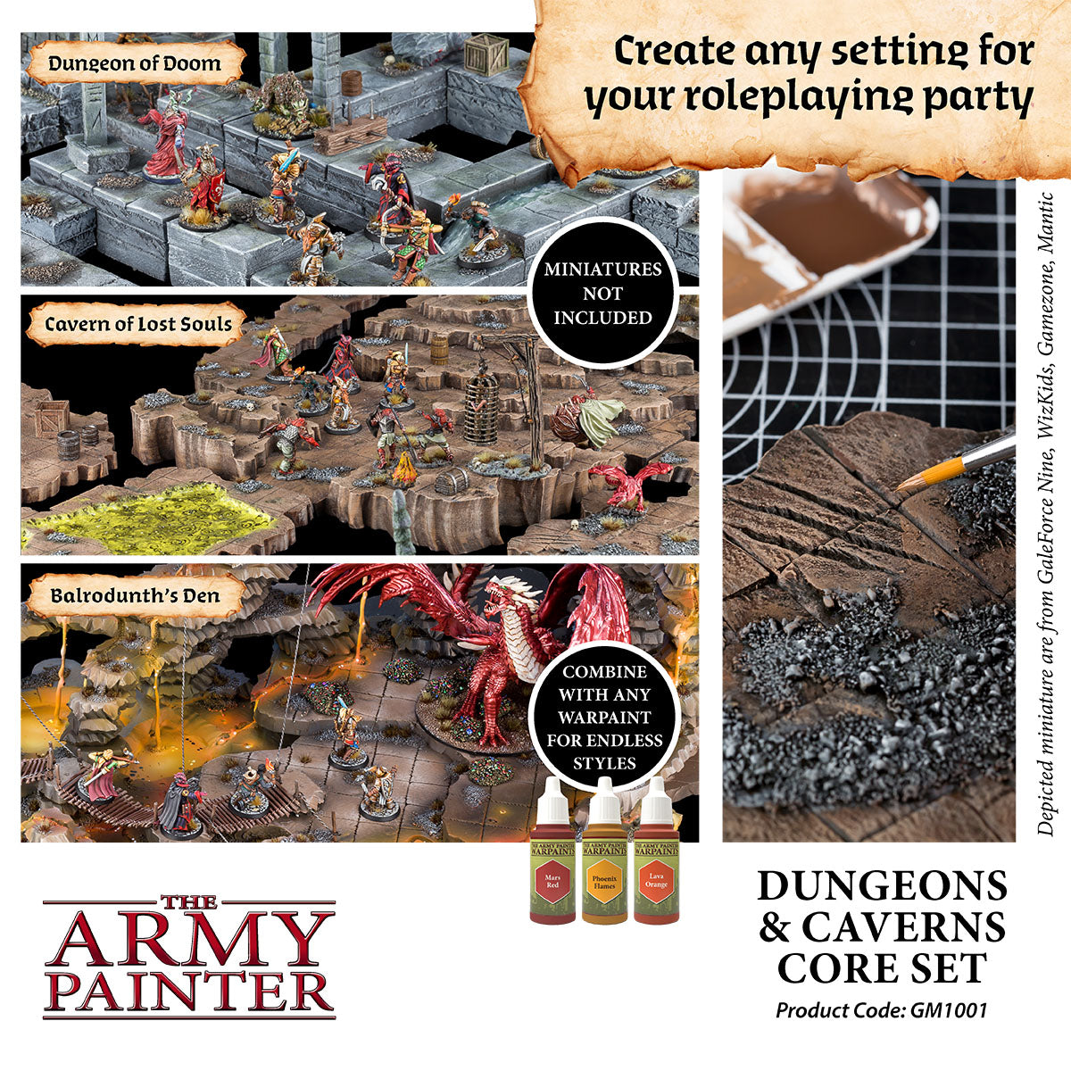 the-army-painter-gamemaster-dungeons-cavern-core-set-kit-donjon image 5
