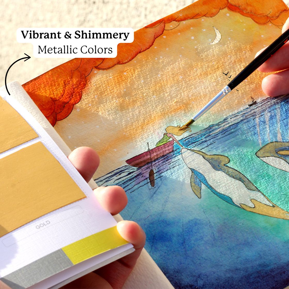 viviva-colorsheets-metallics-10-colors-aquarelle-m-tallique-10-couleurs image 6