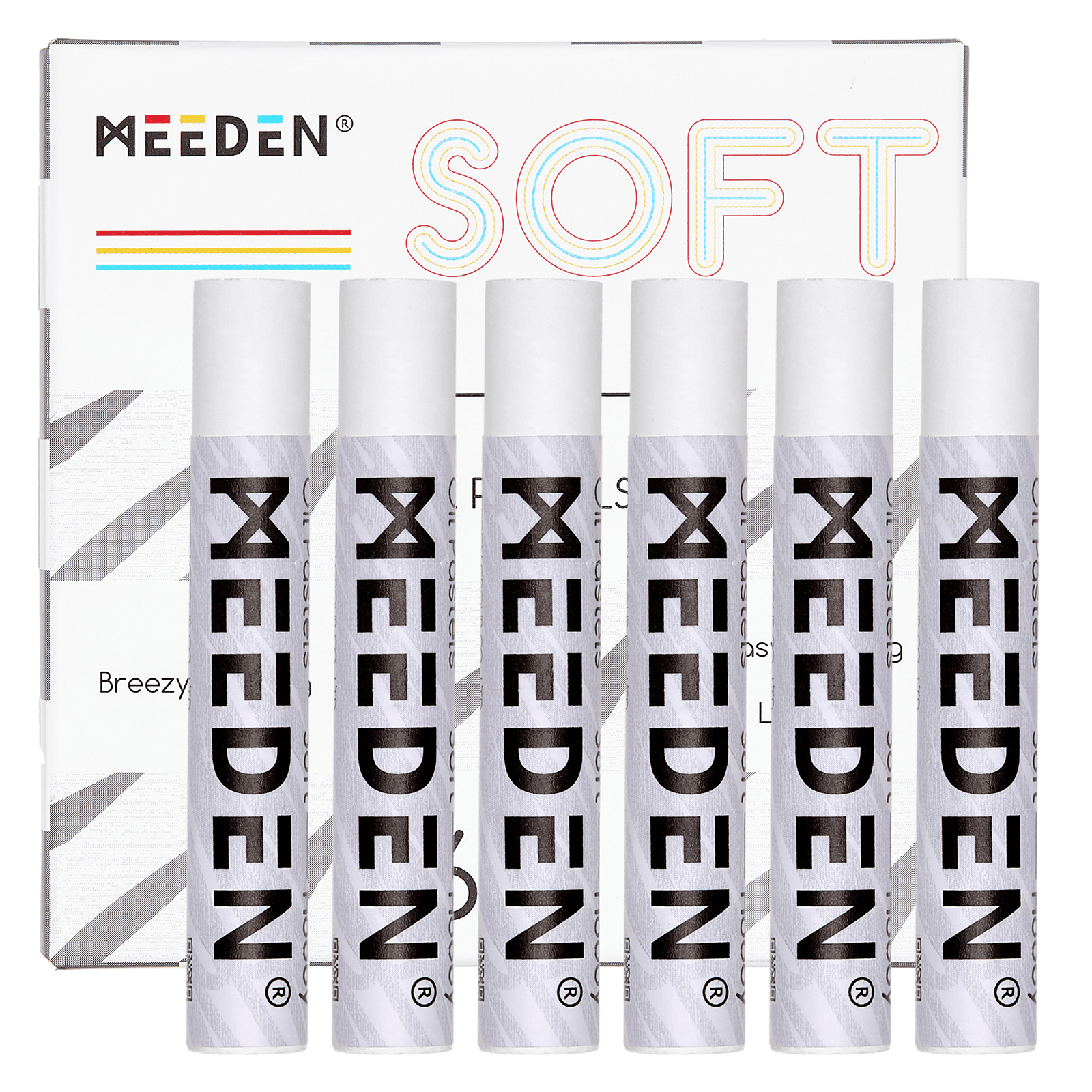 meeden-pastels-blanc-pastel-l-huile-tendre-lot-de-6 image 1