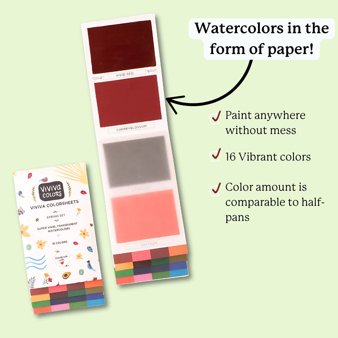 viviva-colorsheets-aquarelle-spring-16-couleurs image 2
