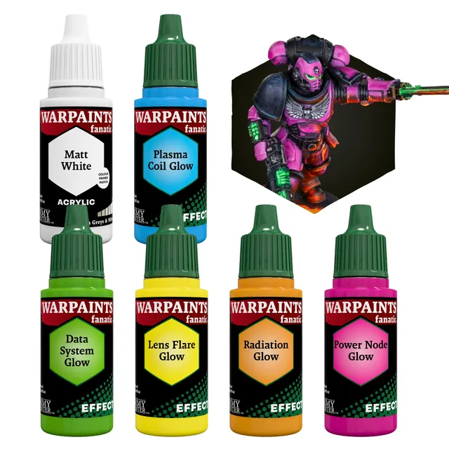 the-army-painter-fluo-and-glow-effects-bundle-peinture-fluo-6-pots image 1