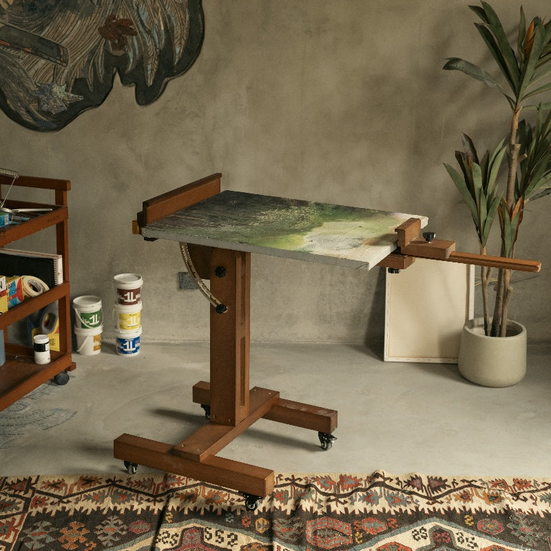 meeden-floor-easels-chevalet-r-glable-dhj-11-noyer image 3