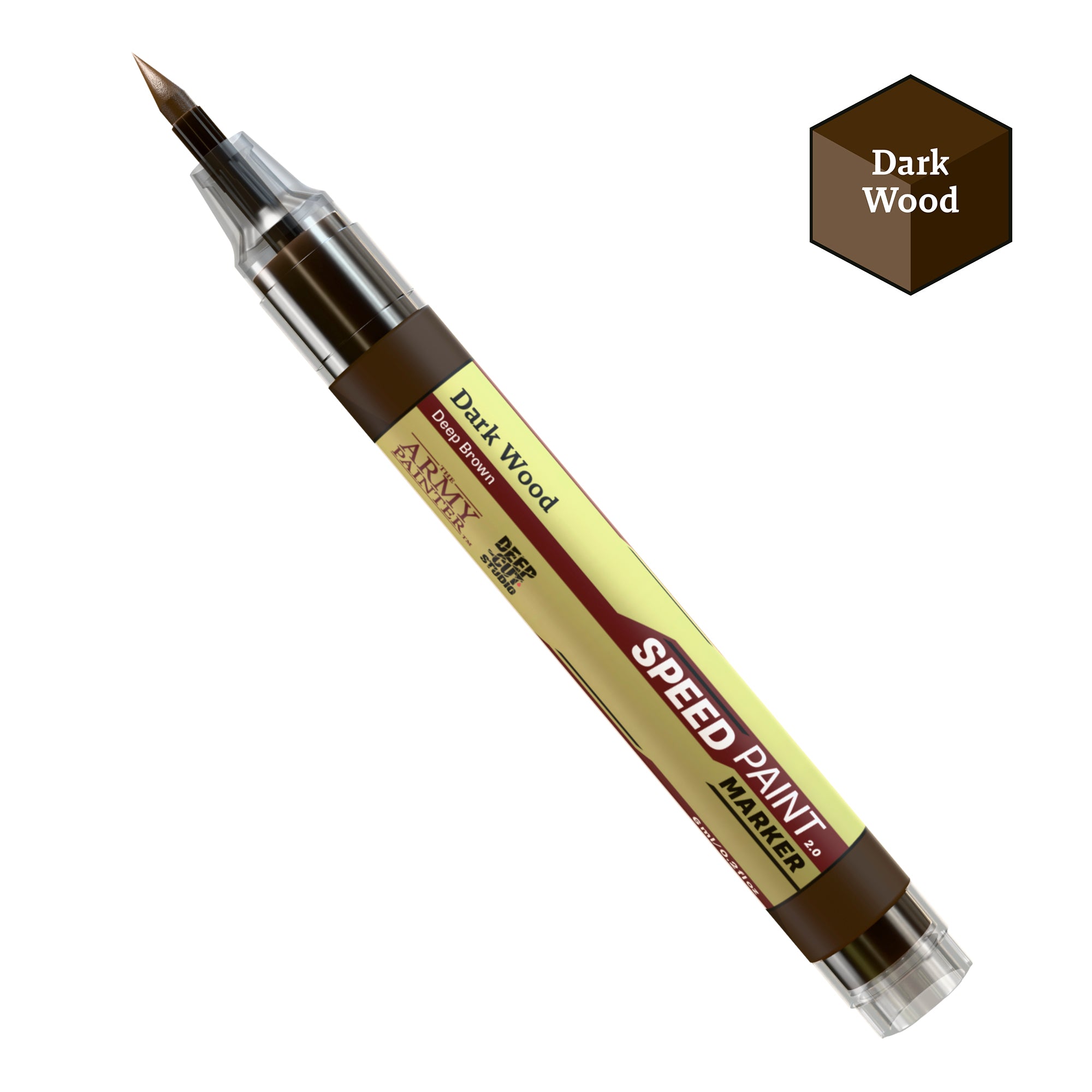 the-army-painter-speedpaint-marker-dark-wood-feutre-marron-bois image 1