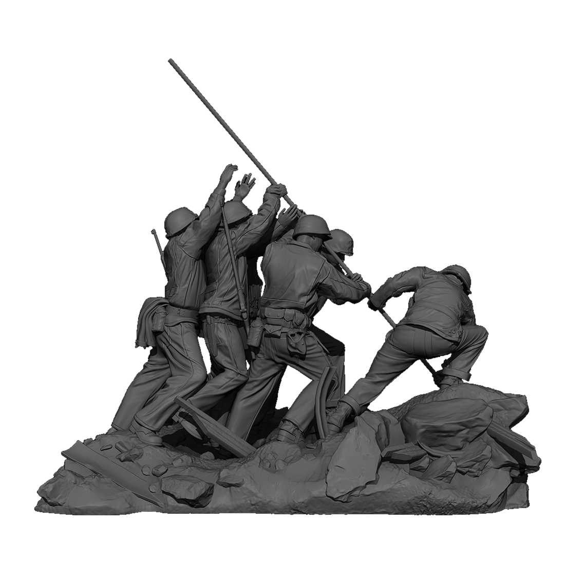 scale75-models-mount-suribachi-1945-figurine-1-35 image 2