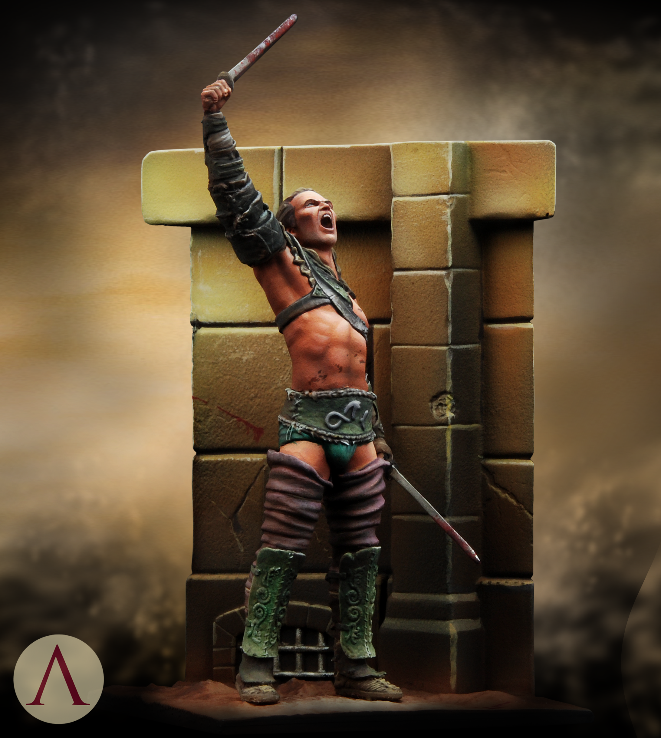 scale75-rome-gannicus-figurine-r-sine-peindre-gladiateur image 6