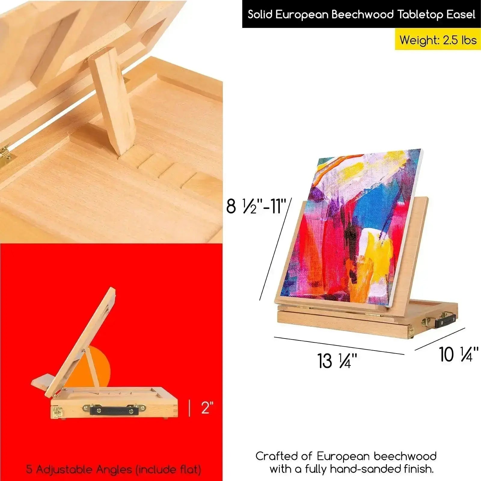meeden-art-sets-coffret-peinture-151-pcs-complet-chevalet image 4