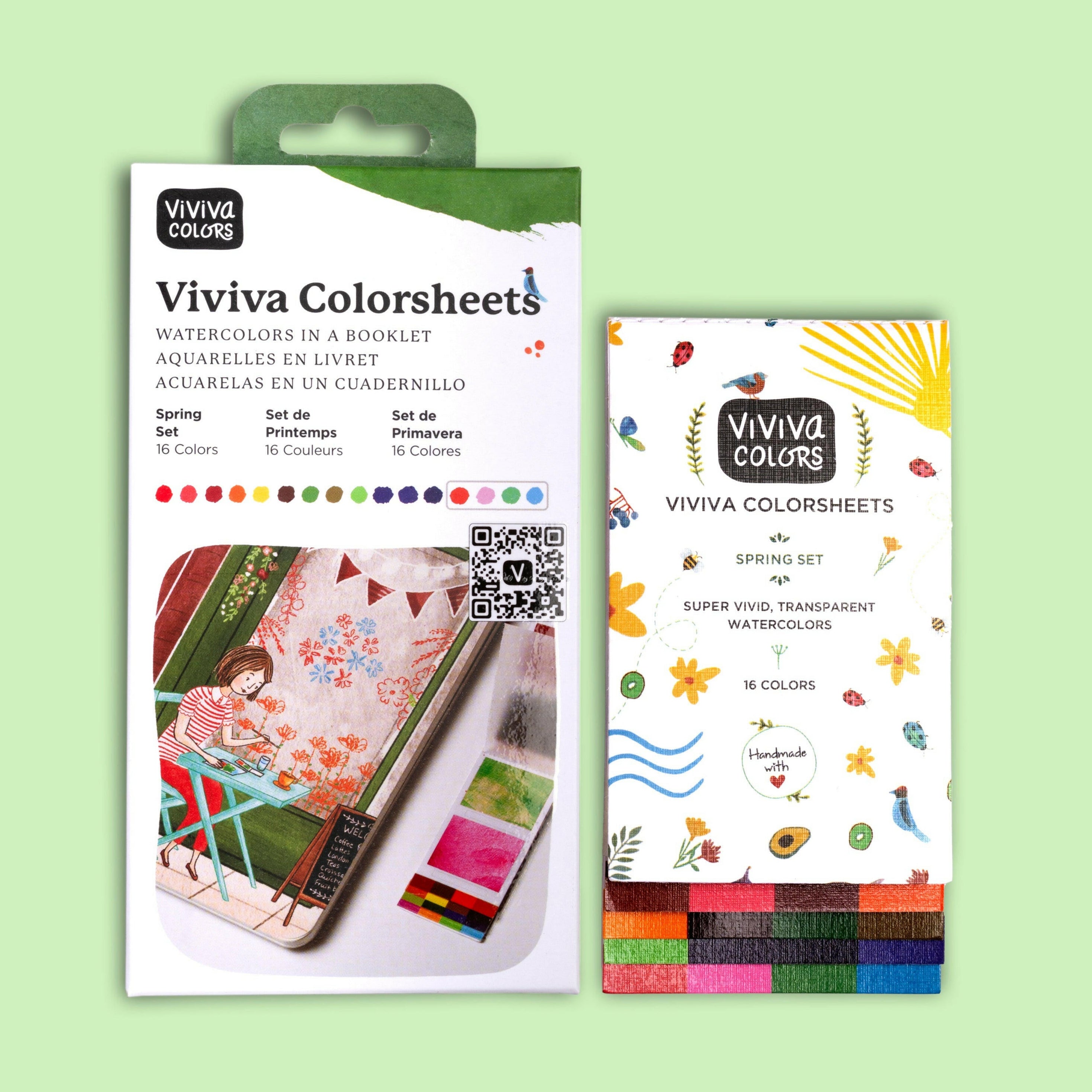viviva-colorsheets-aquarelle-spring-16-couleurs image 1