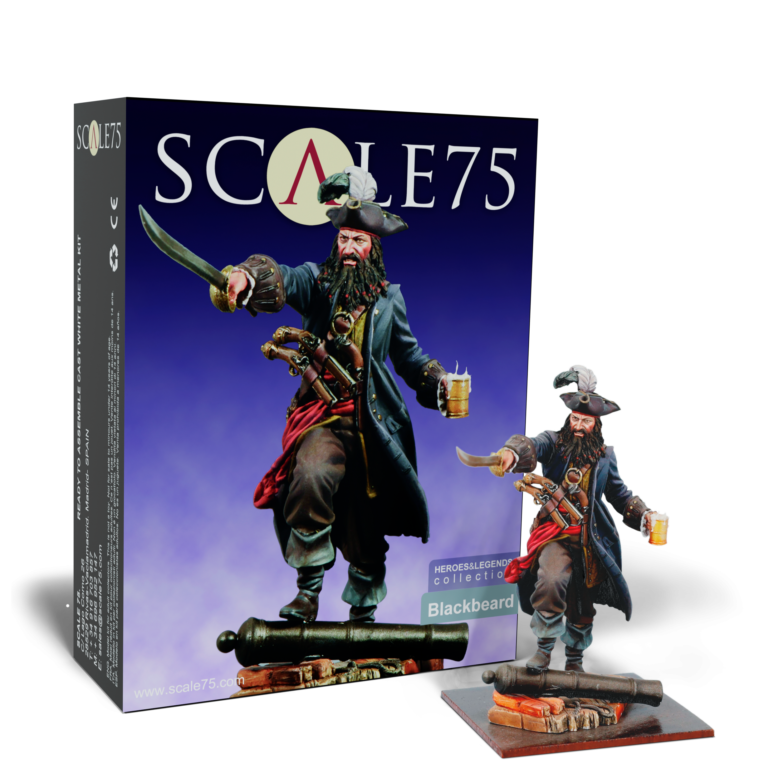 scale75-heroes-legends-blackbeard-figurine-75mm-non-peinte image 1