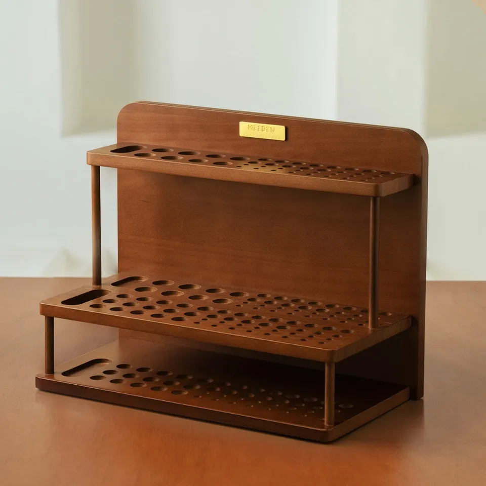 meeden-bj-01-porte-pinceaux-bois-2-niveaux-h-tre image 1