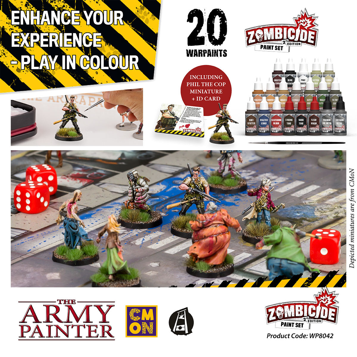 the-army-painter-zombicide-2nd-edition-set-peinture-20-couleurs image 2