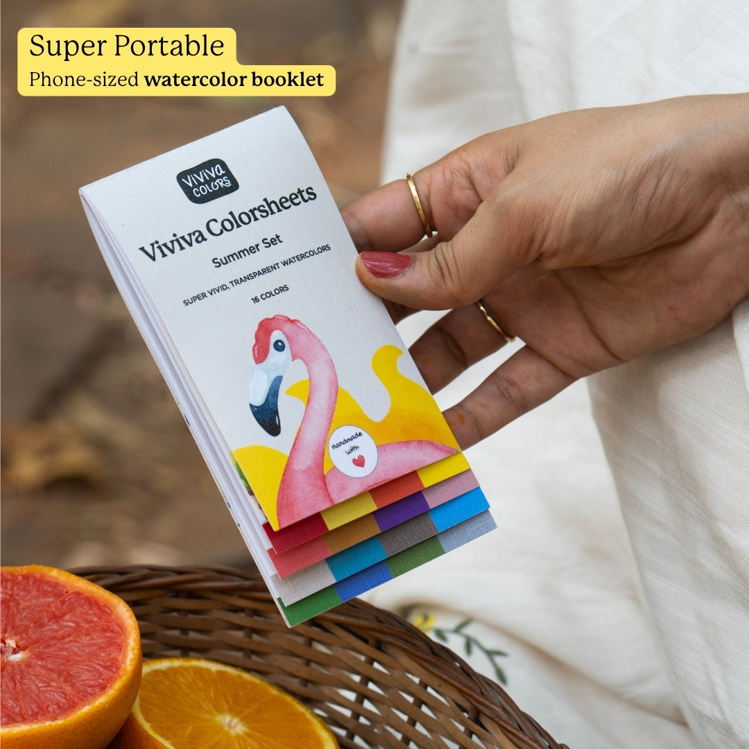 viviva-colors-colorsheets-palette-aquarelle-summer-16-couleurs-fluo image 2