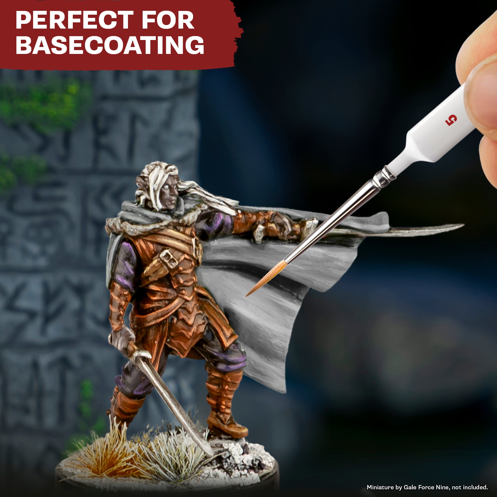 the-army-painter-wargamer-basecoating-pinceau-figurine-taille-5-poils-synth-tiqu image 2