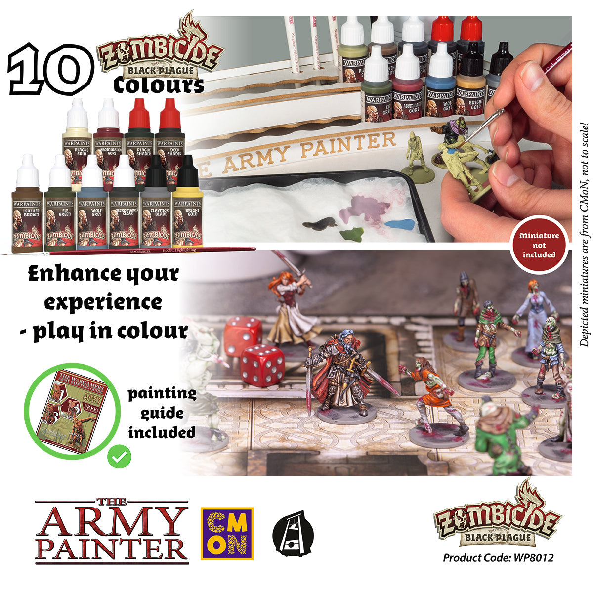 the-army-painter-zombicide-black-plague-coffret-peinture-10-couleurs image 2