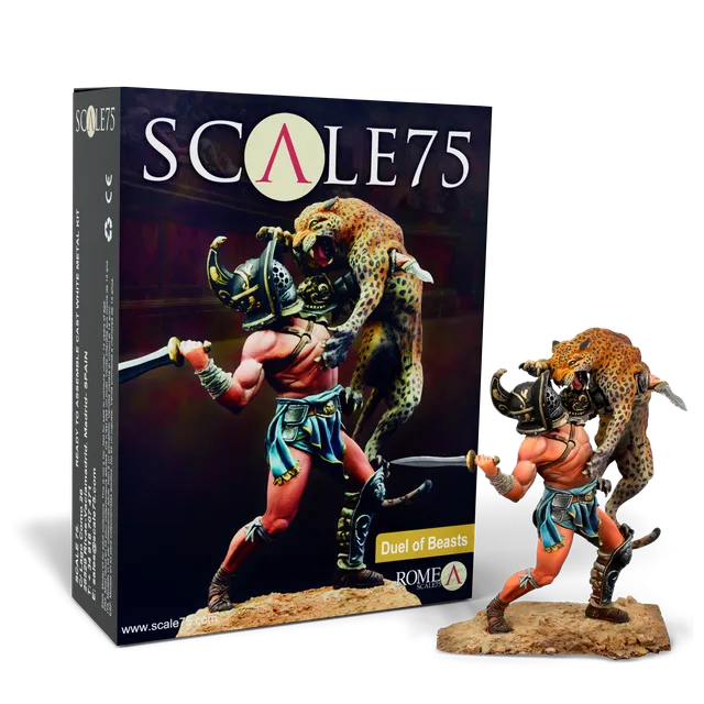 scale75-duel-of-beast-figurine-75-mm-m-tal-non-peinte image 1