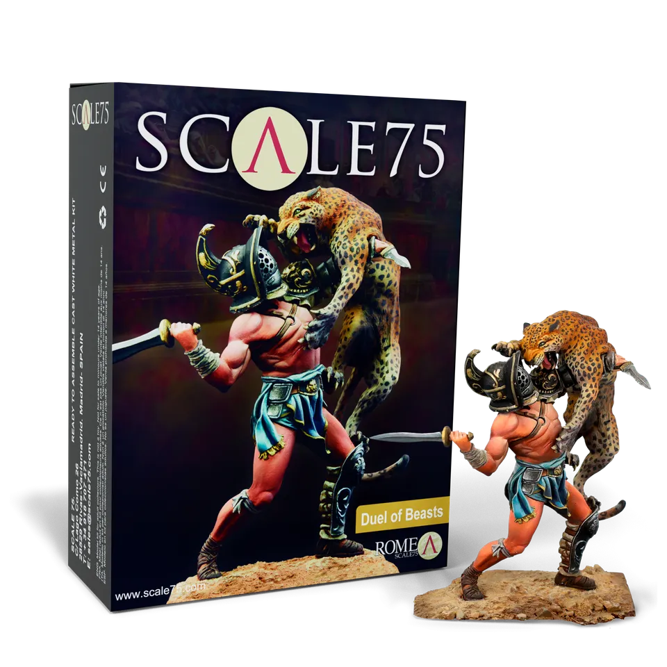 scale75-duel-of-beast-figurine-75-mm-m-tal-non-peinte image 1