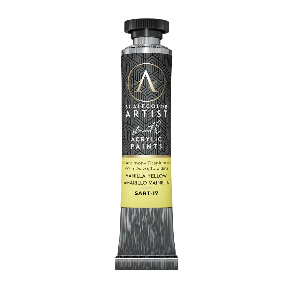 scale75-scalecolor-artist-vanilla-yellow-peinture-jaune-vanille-20ml image 1