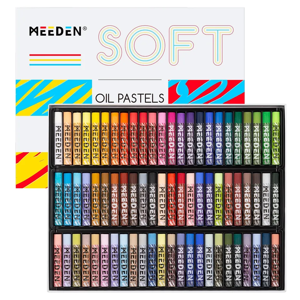 meeden-pastels-pastels-gras-72-couleurs-tendres-non-toxiques image 1