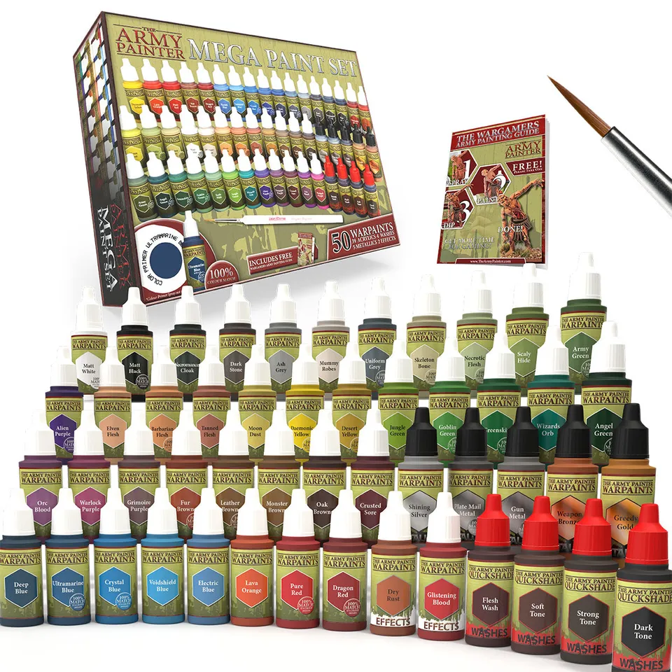 the-army-painter-warpaints-mega-paint-set-coffret-50-peintures image 1