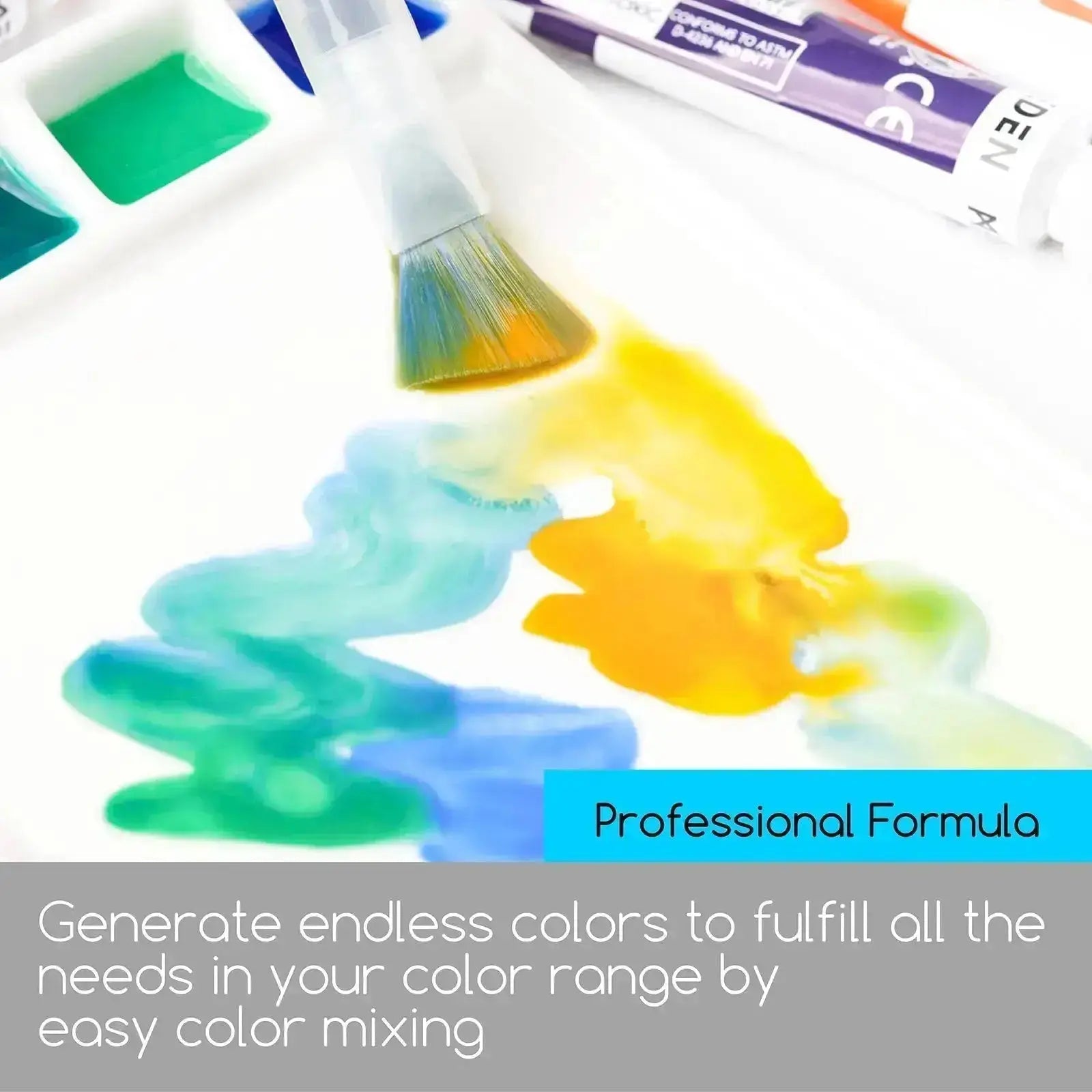meeden-set-24-tubes-aquarelle-12-ml-artistes image 5