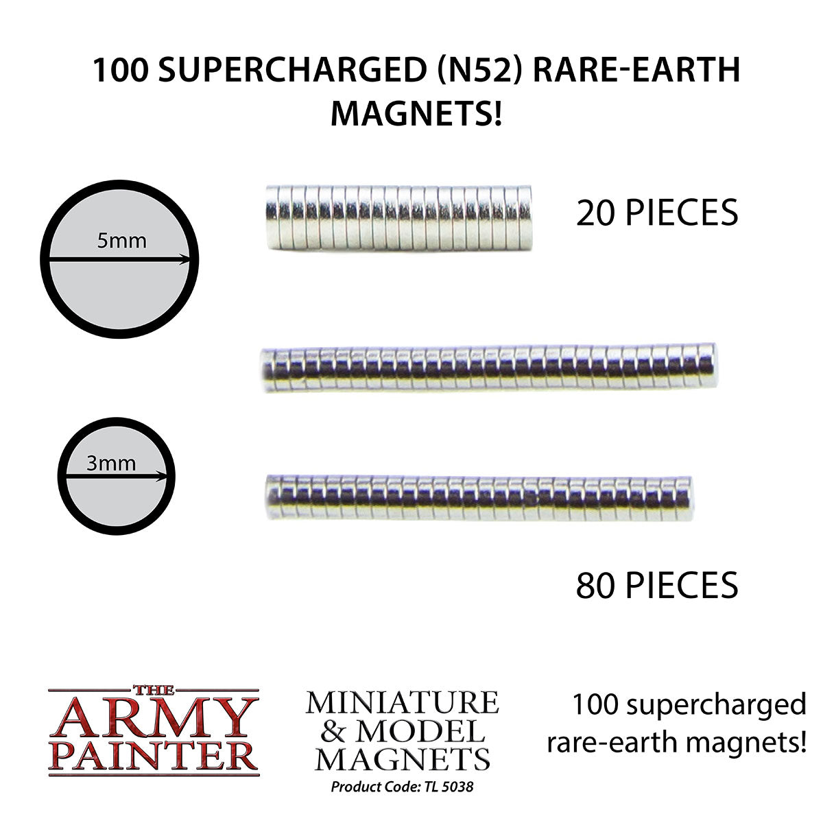 the-army-painter-miniature-model-magnets-aimants-100-pi-ces image 2