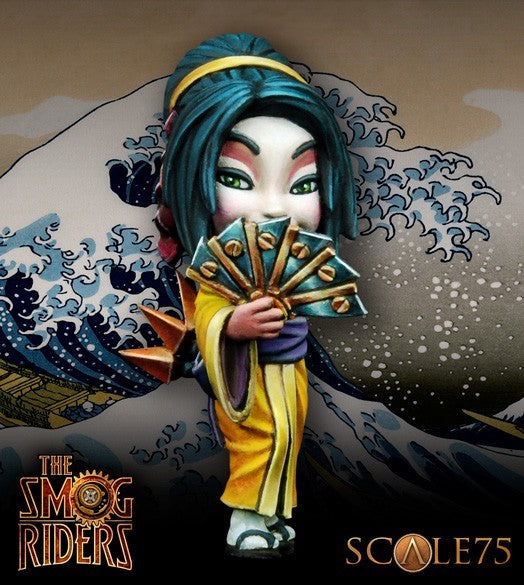scale75-the-smog-riders-reiko-takeda-figurine-chibi-35mm-non-peinte image 2