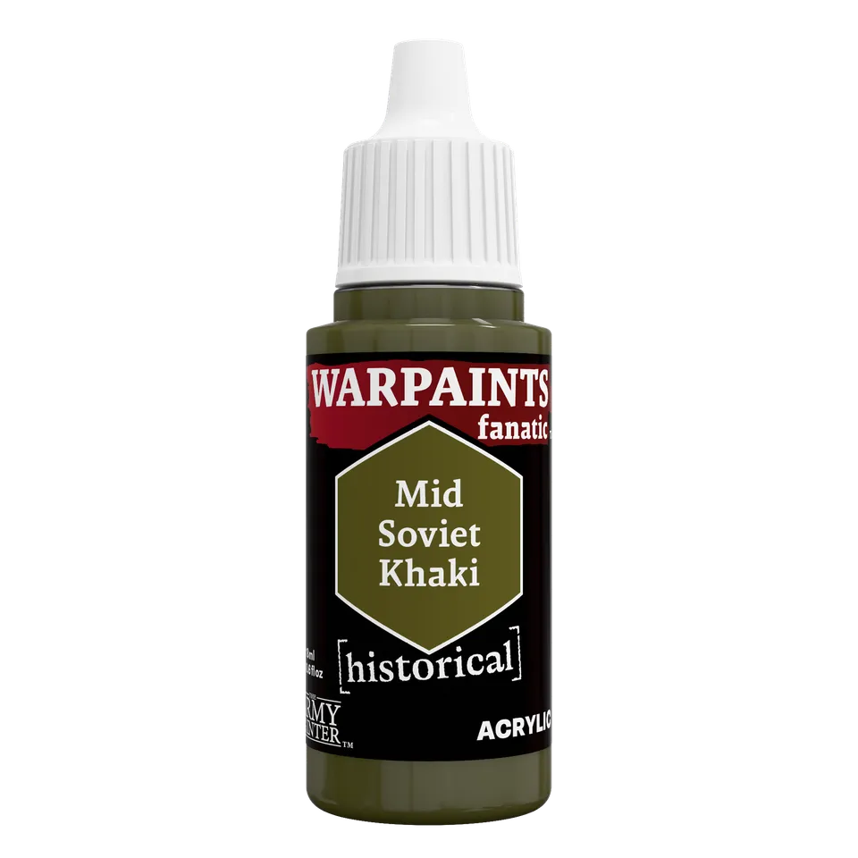 the-army-painter-warpaints-historical-mid-soviet-khaki-peinture-kaki-18ml image 1