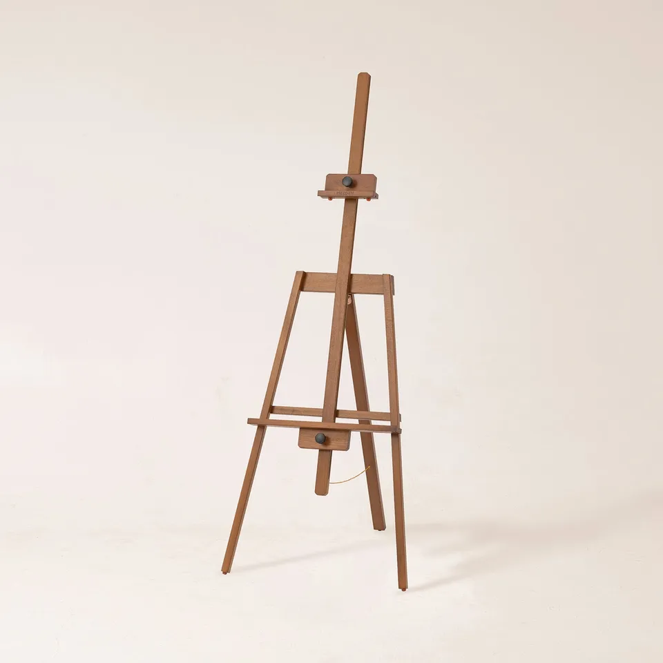 meeden-display-easels-w09-chevalet-tr-pied-bois-noyer-155-cm image 1