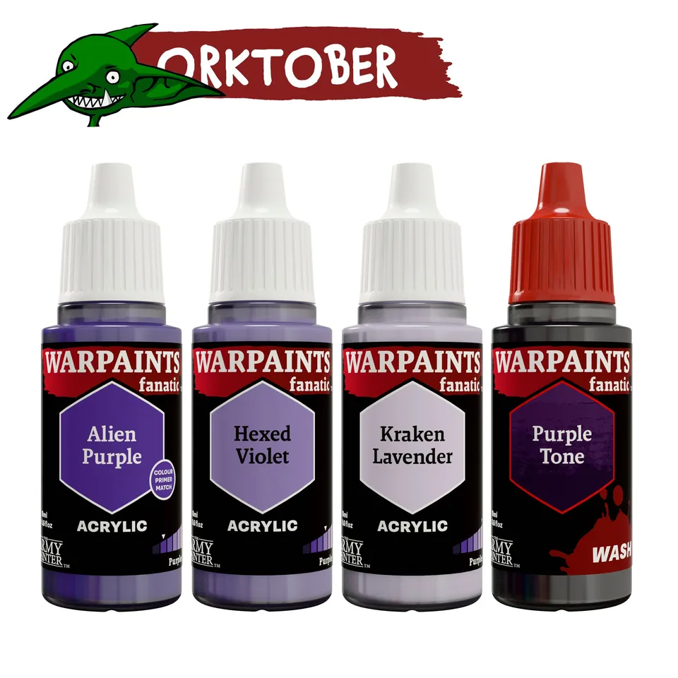 the-army-painter-warpaints-fanatic-purple-ork-skin-set-peinture-violet image 1