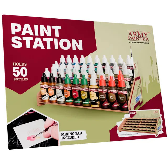 the-army-painter-paint-station-50-station-peinture-mdf-50-flacons image 1
