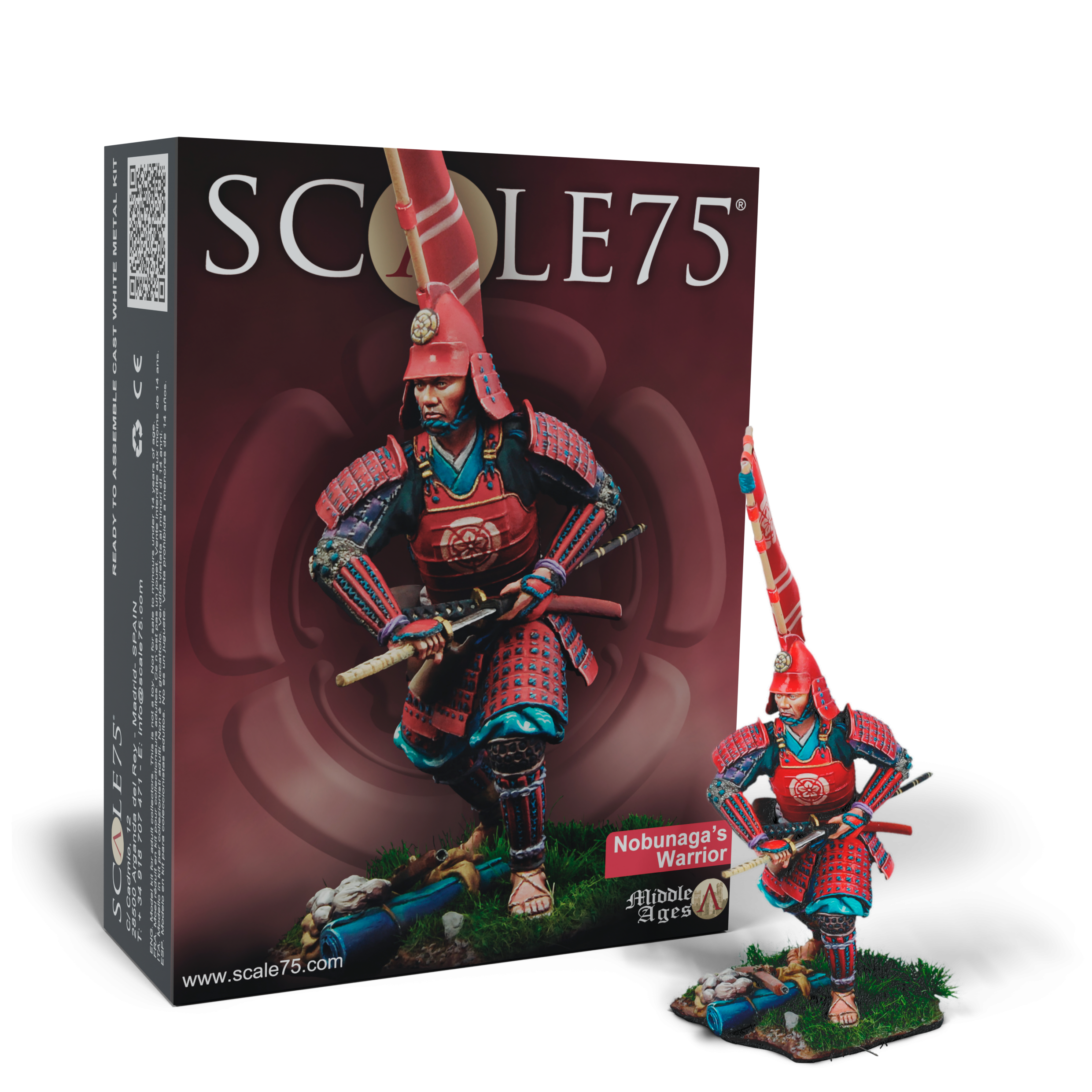 scale75-characters-nobunaga-warrior-figurine-75-mm-m-tal-non-peinte image 1